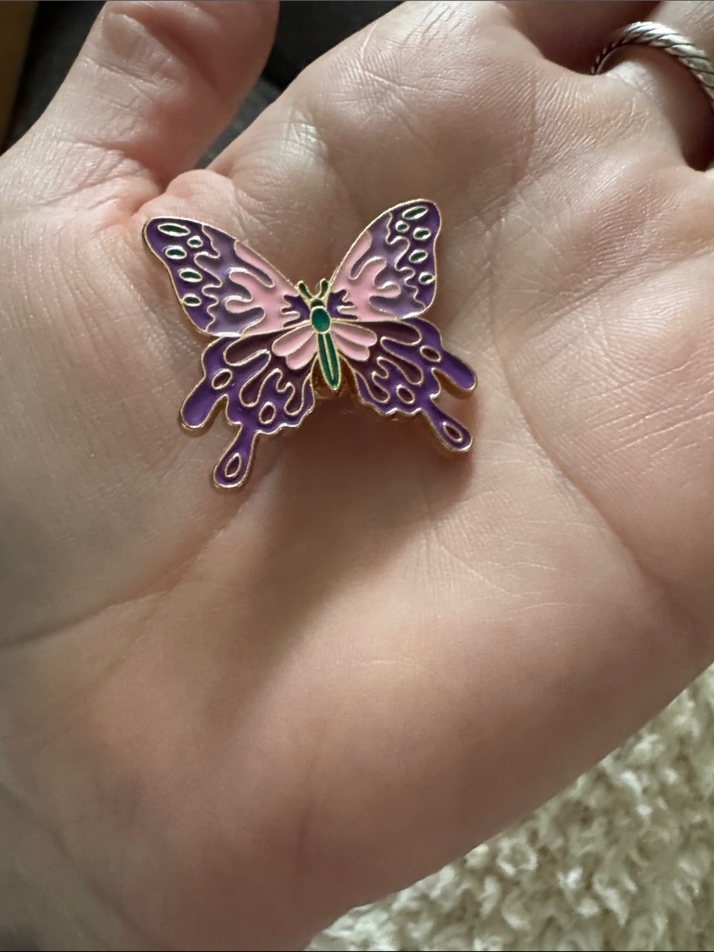 Heart, butterfly, chill pill Enamel Pin - Kids Accessories - Picture 6 of 7